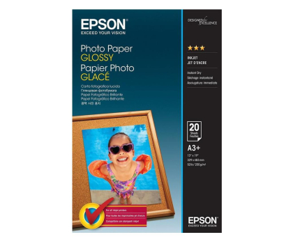 Papier do drukarki EPSON Photo Glossy A3+ 20 arkuszy 200g/mkw C13S042535